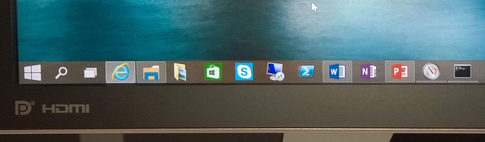 Microsoft Windows Taskbar