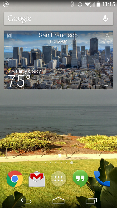 yahoo weather widget