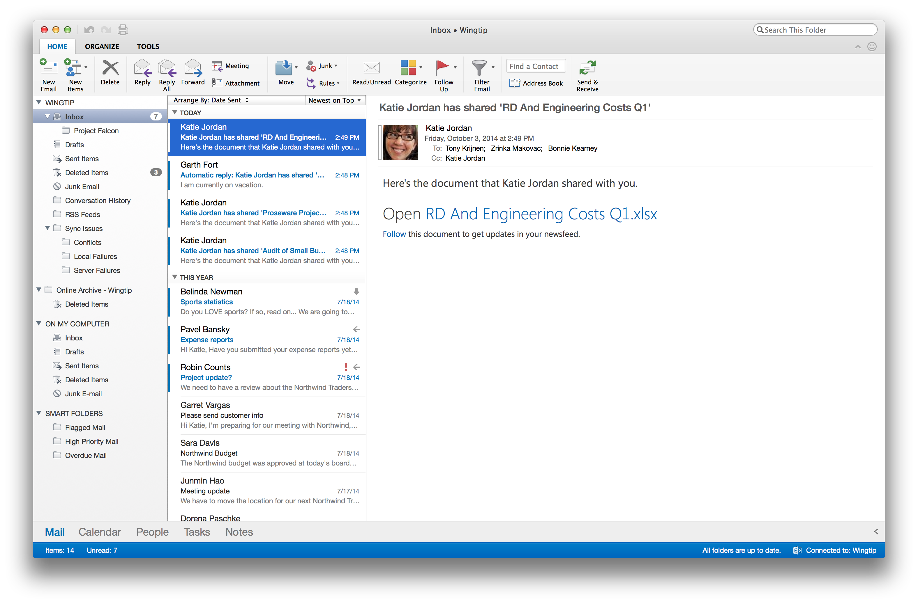 Outlook email for mac
