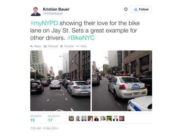 05 nypd hashtag reaction