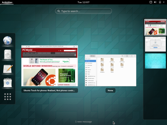 1 gnome shell activities overview
