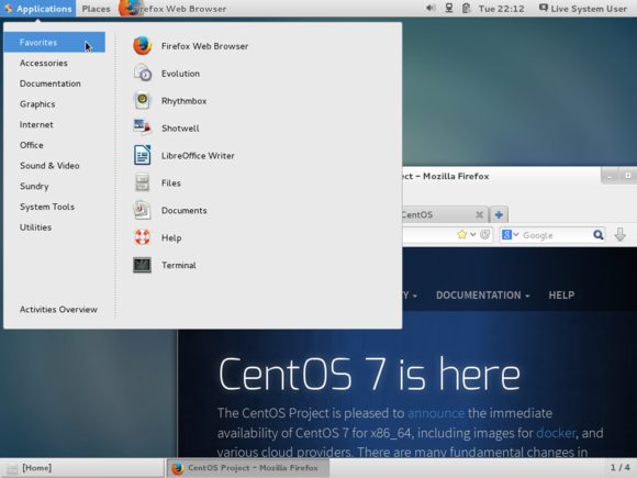 5 gnome 3 classic mode on centos 7