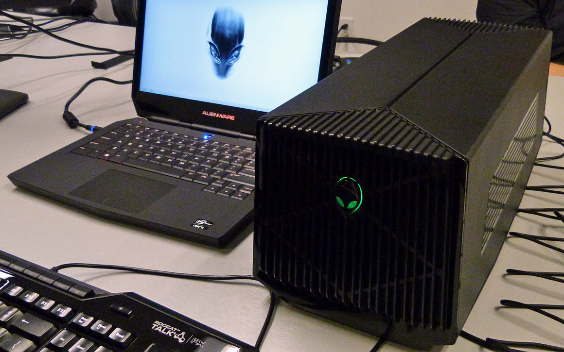 Alienware Graphics Amplifier Add a desktop video card to a laptop