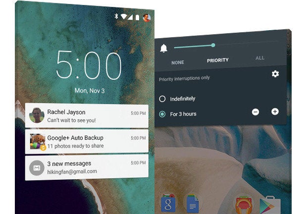 Android 5.0 Lollipop Notifications