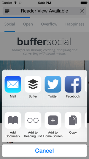 buffer sharing