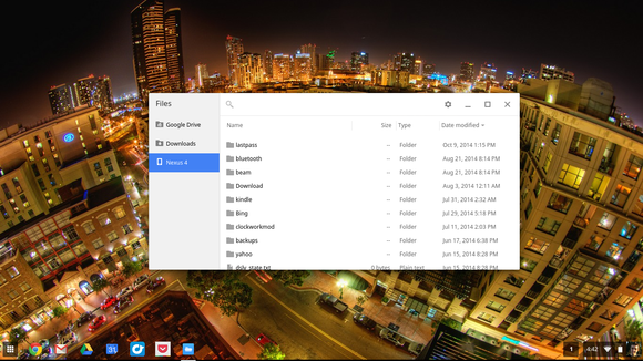 chrome os mtp support