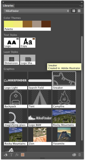 creative cloud libraries