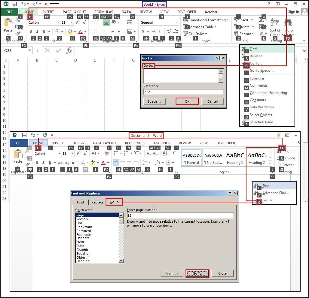 keyboard shortcut for end down in excel on a mac