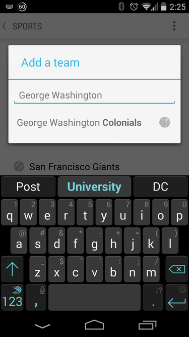 google now add a team