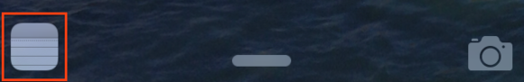handoff lock screen icon