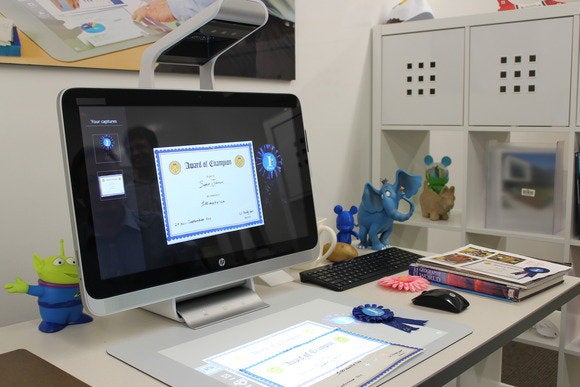 hp sprout scan certificate ribbon display oct 2014