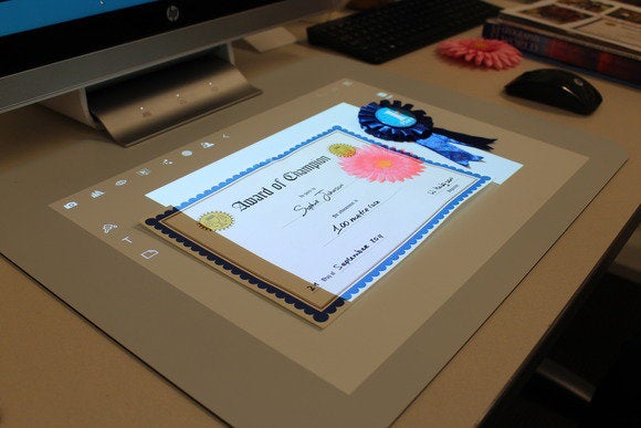 hp sprout scan certificate ribbon oct 2014