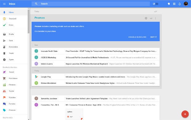 Inbox Google Promos