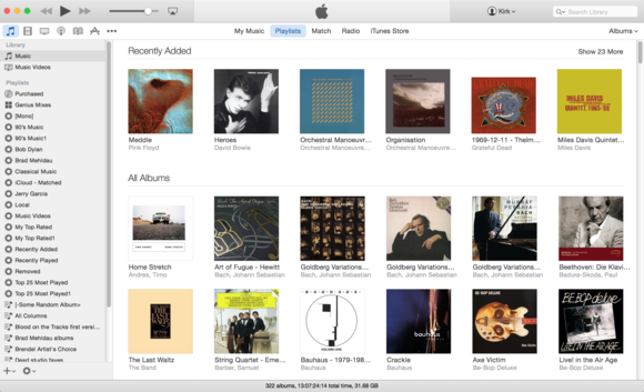 itunes sidebar