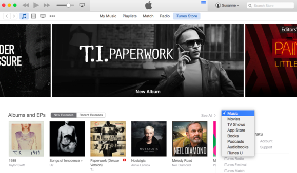 itunes 12 itunes store