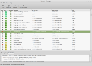 Linux Mint Update Manager
