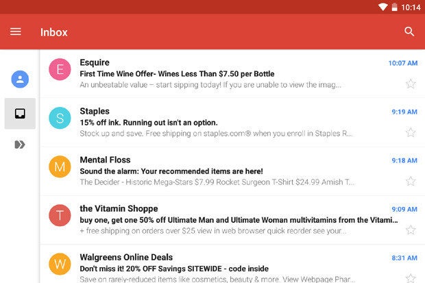 New Gmail App Android Lollipop