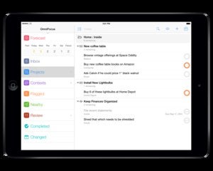 omnifocus ipad 1
