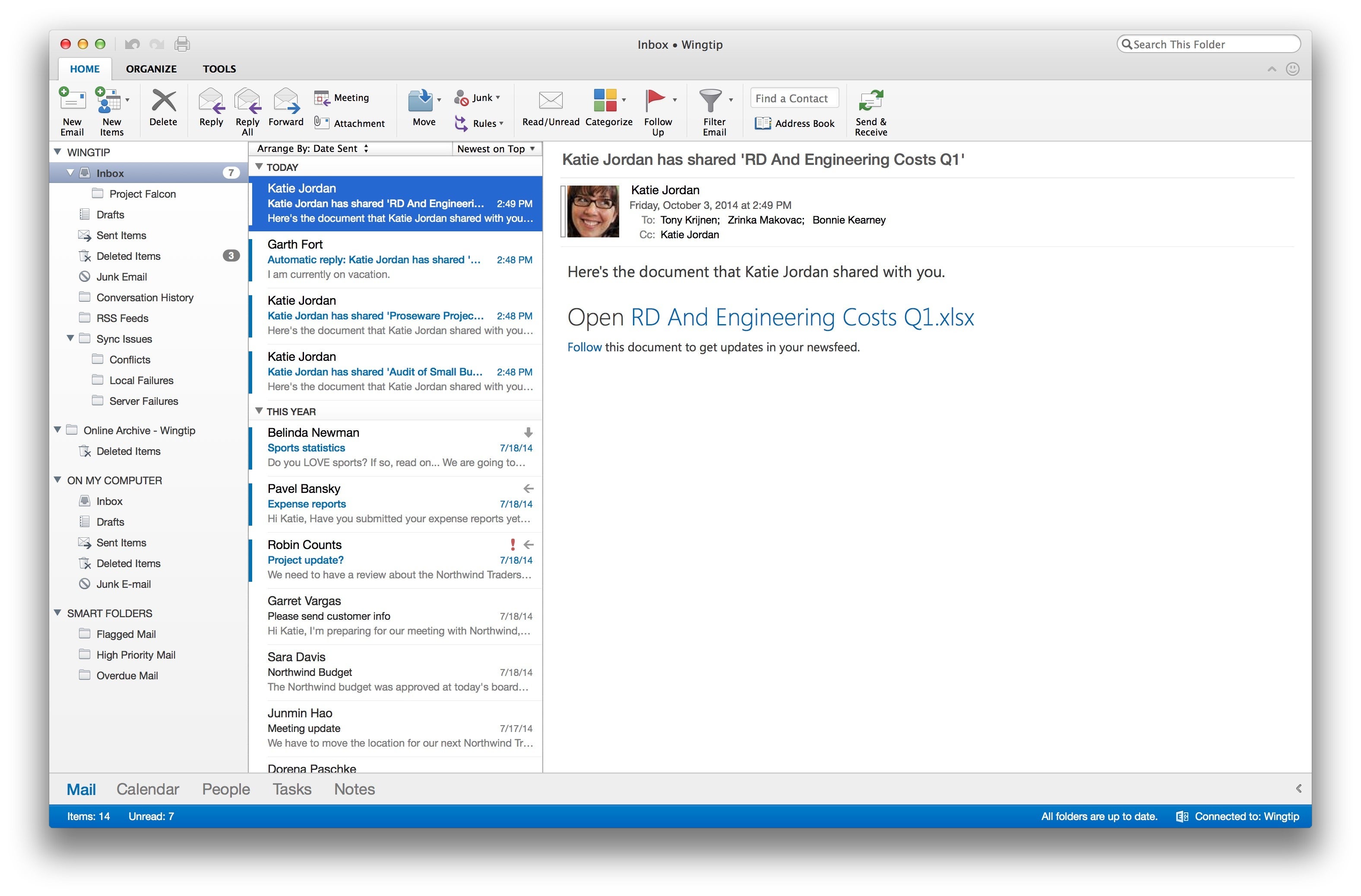 latest microsoft oulook for mac