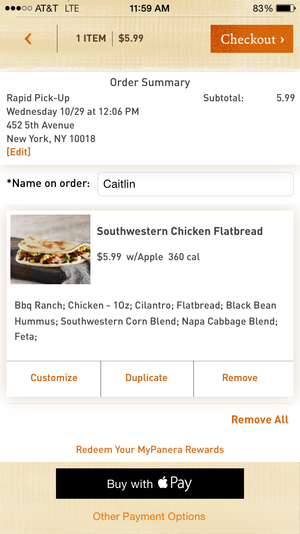 panera app