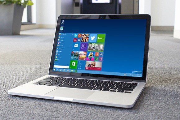 how to install windows 10 macbook