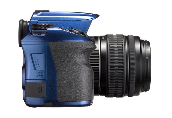 pentax k50 blue side