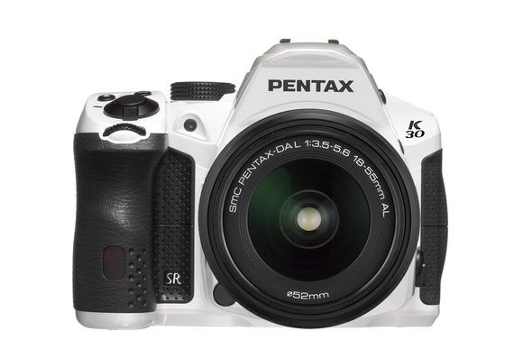 pentax k50 white front