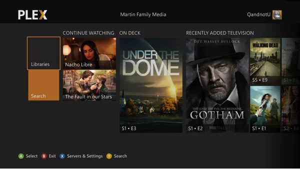 plex media server mac xbox