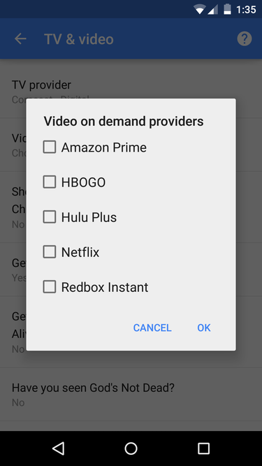 providers google now