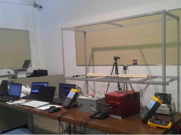 E-Cat test setup