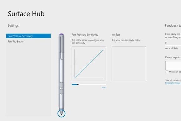 surface hub config screen