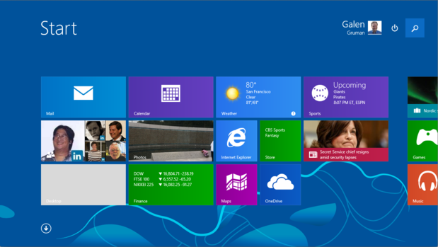 Windows 8.1 Search and Power in Metro