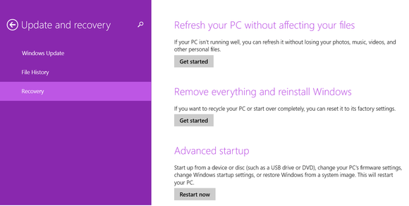 windows 8 boot from external media
