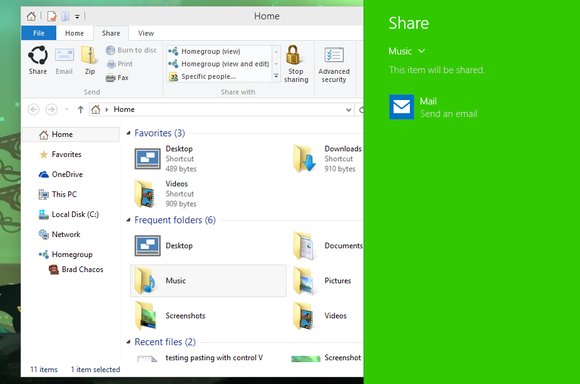 windows10 share