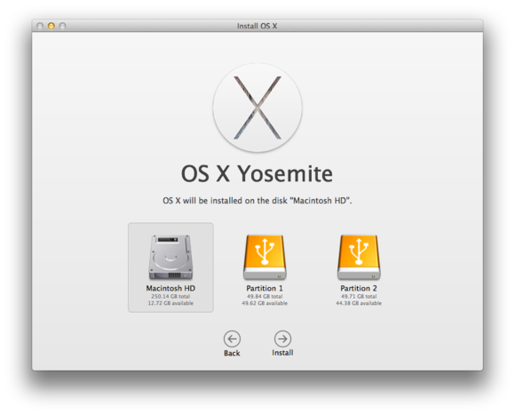 installer yosemite