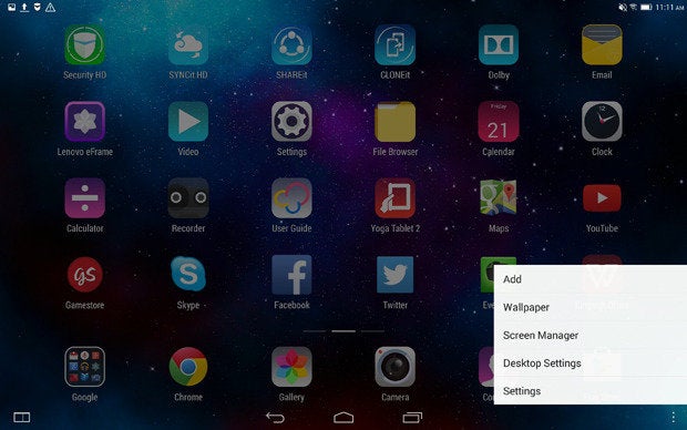 lenovo yoga tablet 2 software