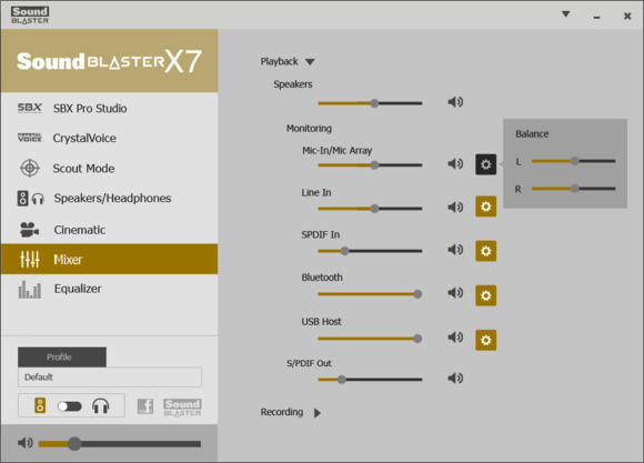 Creative Sound Blaster X7