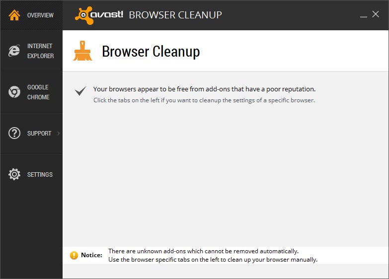 how to disable avast browser cleanup