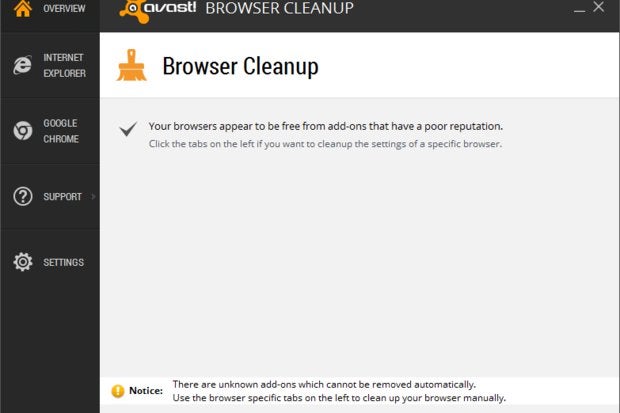 is avast browser cleanup safe