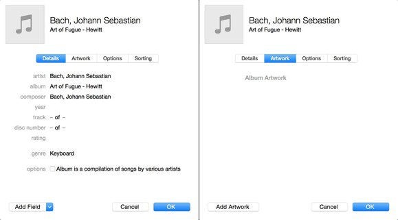 how to add artwork to itunes 12 windows