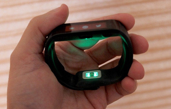 Microsoft band sensor