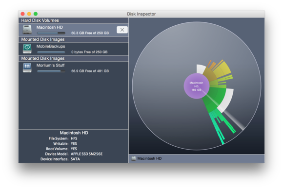 disk inspector