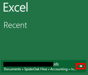 excelrecents