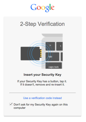 google u2f login