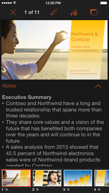 iPhone PowerPoint