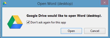 open google drive