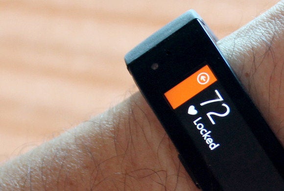 microsoft band heart rate locked