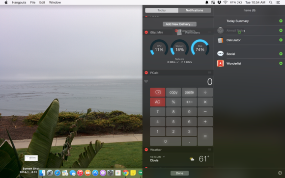 5 Cool Widgets For Yosemite S Notification Center Macworld - 