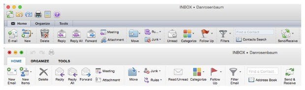 logout of desktop outlook for mac