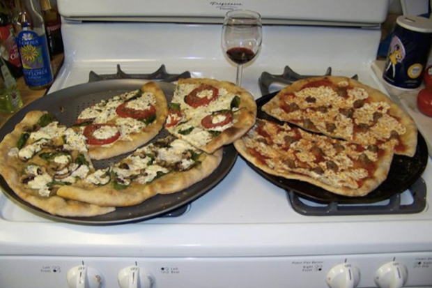 pizza google photo captions